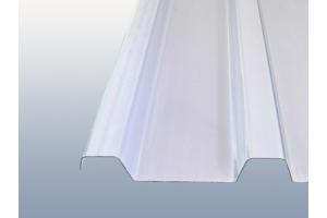 Lichtplatte aus Polycarbonat 207/35 Trapezprofil klar
